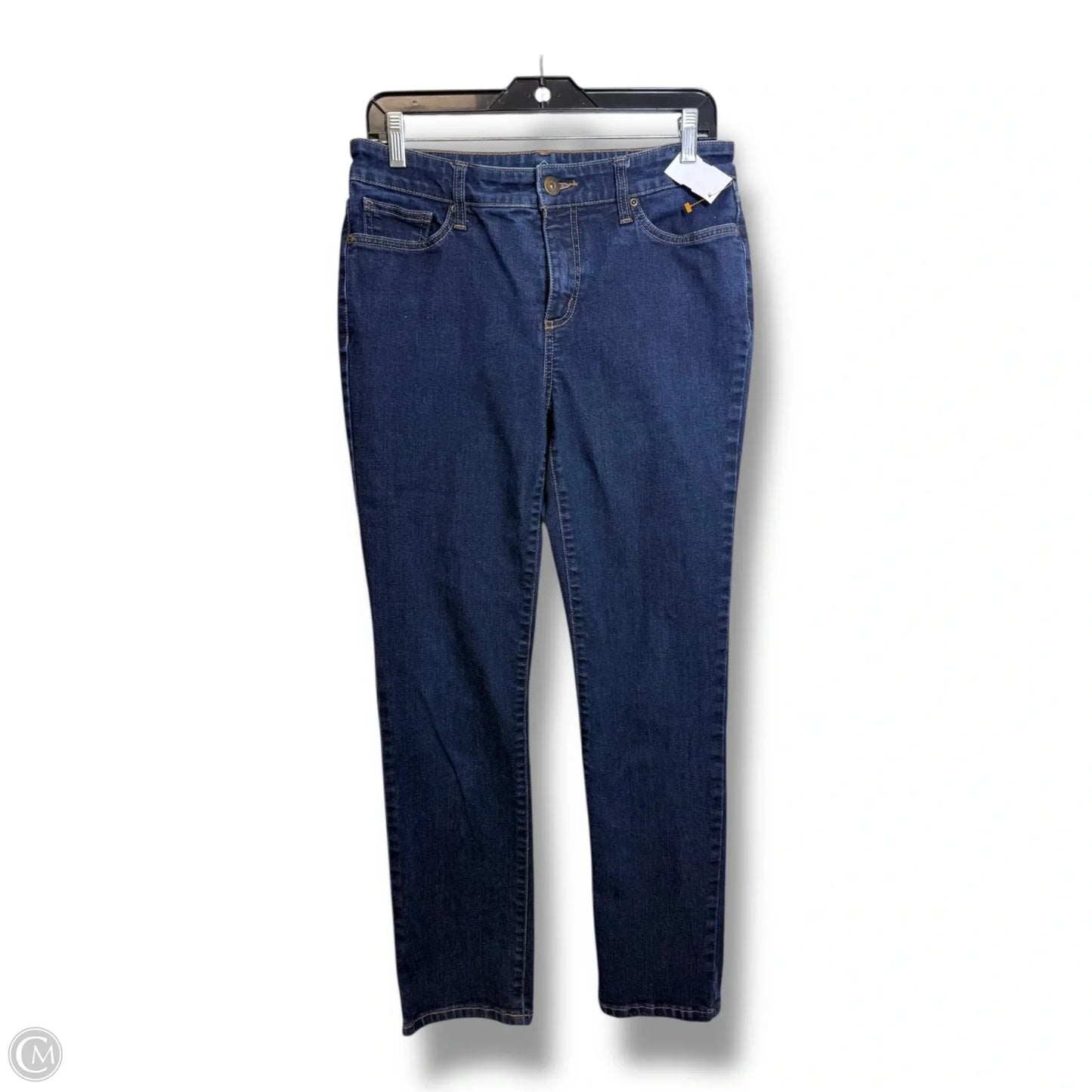 Jeans Straight By St Johns Bay In Blue Denim, Size: 8