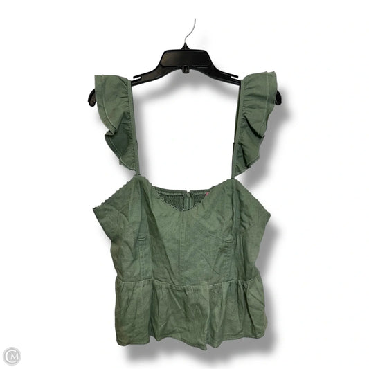 Tank Top By Miami In Green, Size: Xl