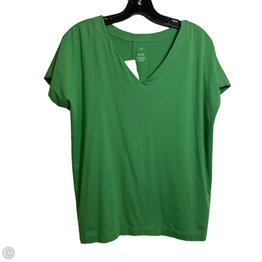 Top Short Sleeve Basic By J. Jill In Green, Size: M