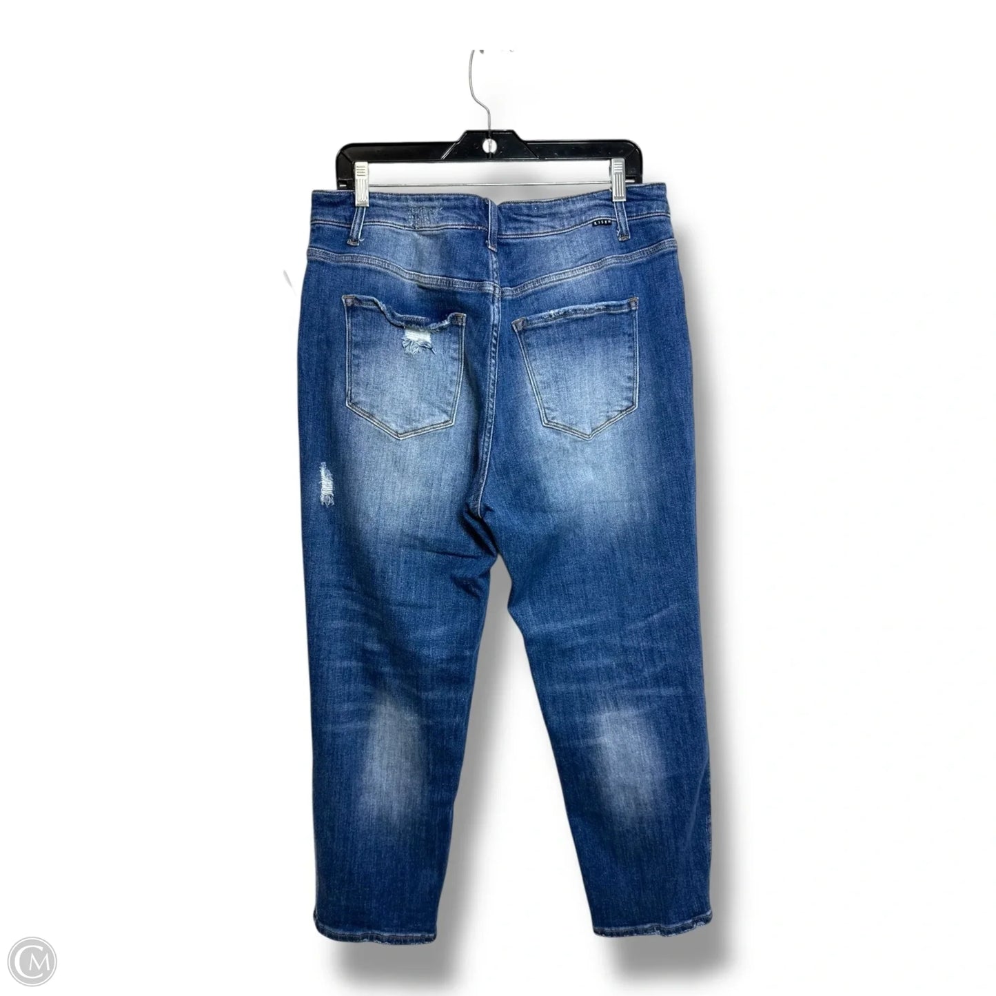 Jeans Straight By Risen In Blue Denim, Size: 1x
