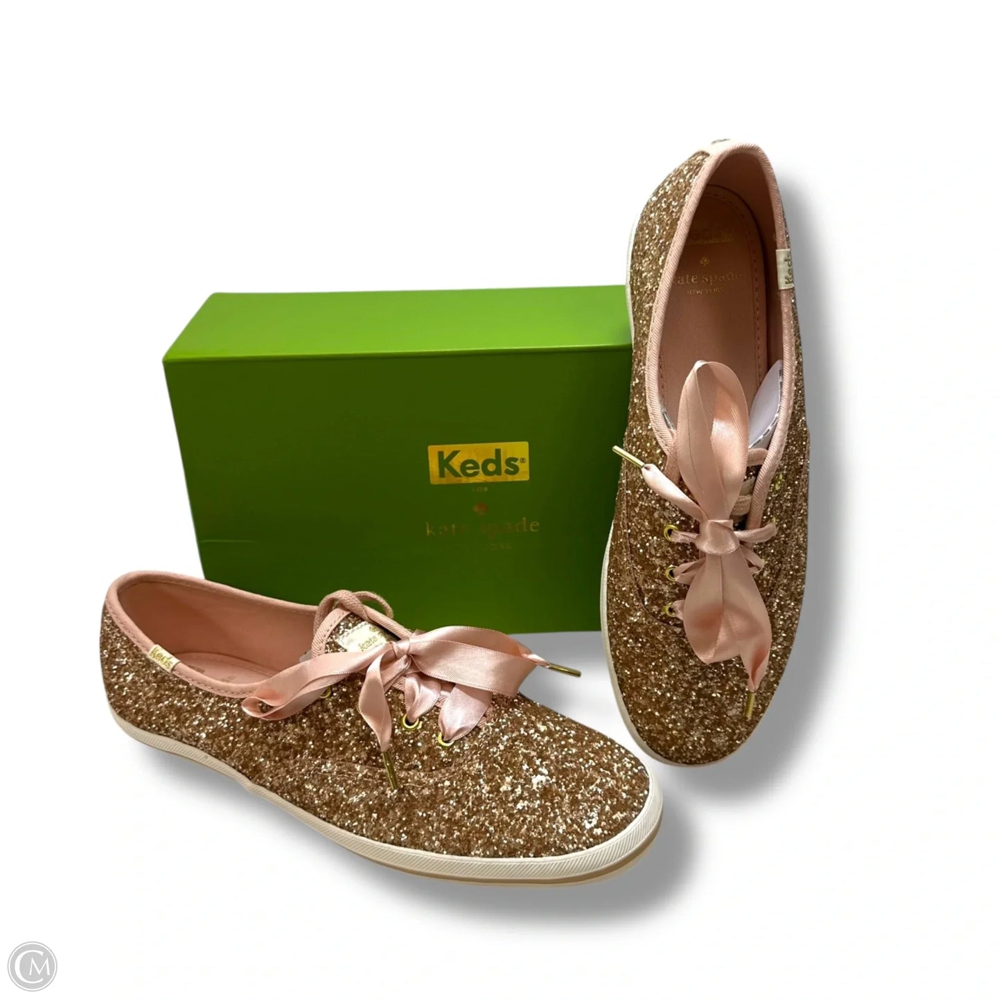 Shoes Sneakers By Keds In Gold, Size: 9.5