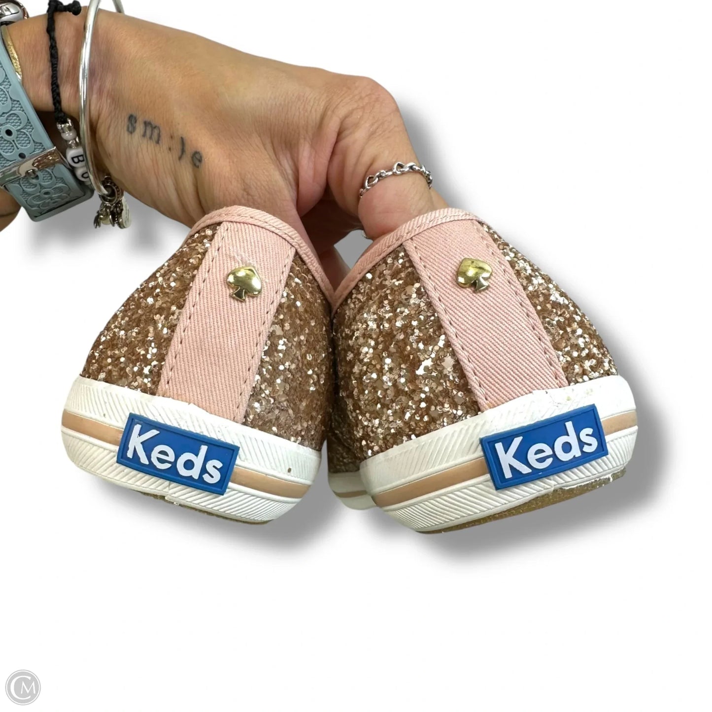 Shoes Sneakers By Keds In Gold, Size: 9.5