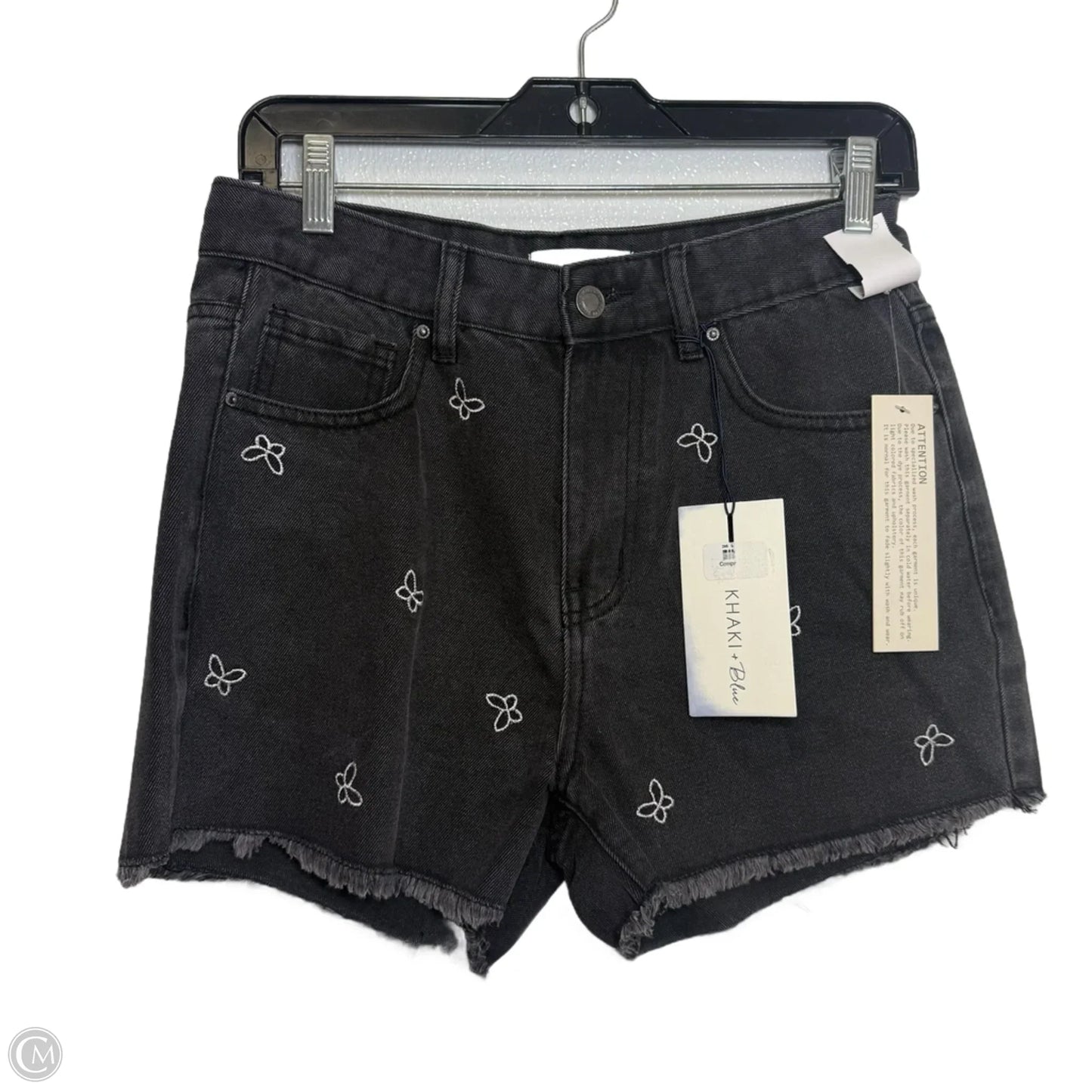 Shorts By Clothes Mentor In Black Denim, Size: 4