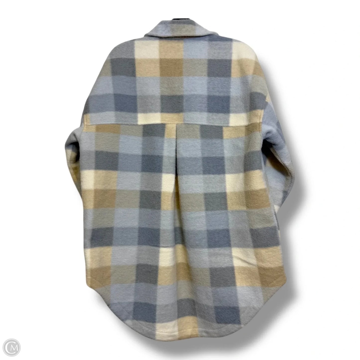 Jacket Shirt By Dsg Outerwear In Blue, Size: M