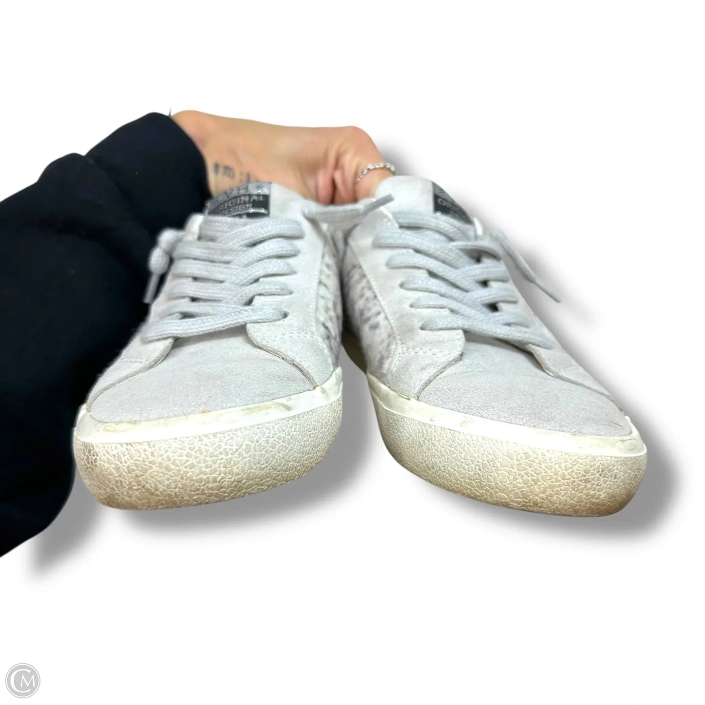 Shoes Sneakers By Vintage Havana In Silver, Size: 7