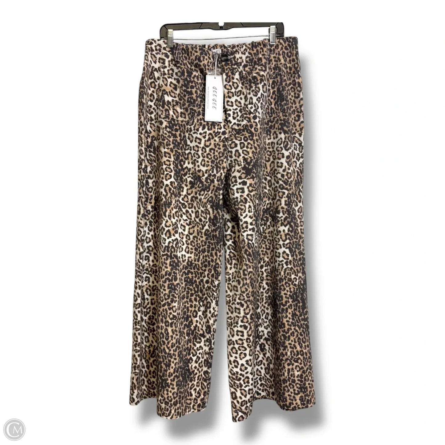 Pants Wide Leg By Clothes Mentor In Animal Print, Size: 1x