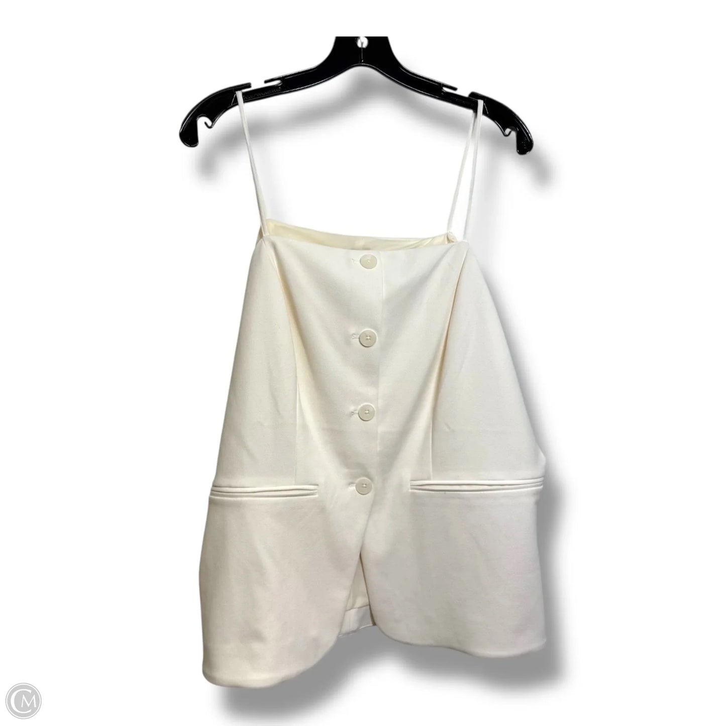 Tank Top By Express In Ivory, Size: Xl