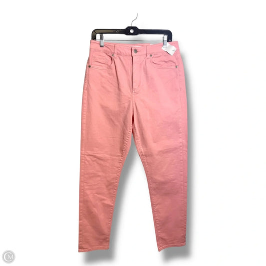 Jeans Skinny By Loft In Pink, Size: 8