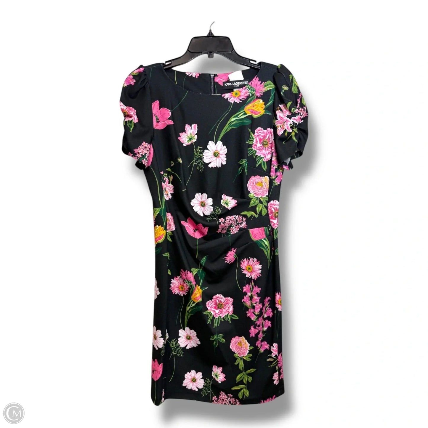 Dress Designer By Karl Lagerfeld In Floral Print, Size: 8