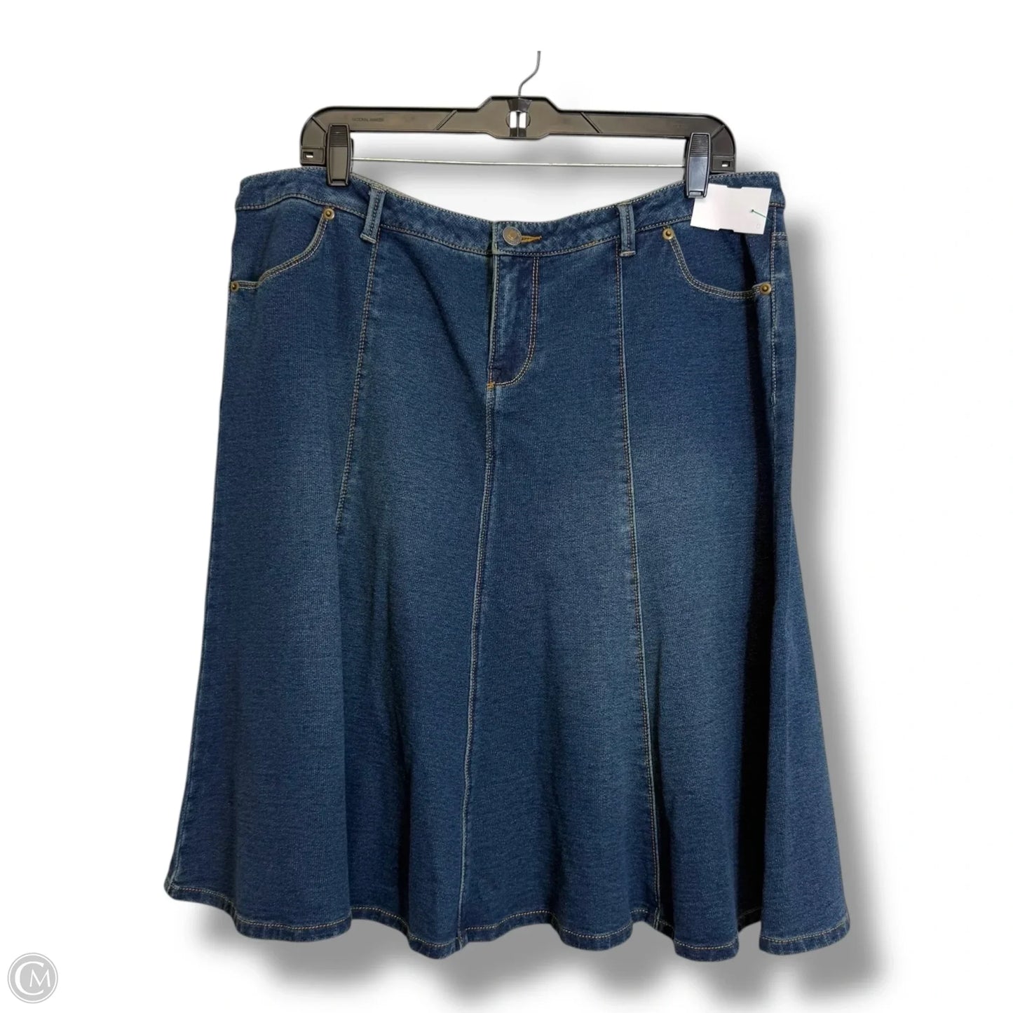 Skirt Mini & Short By Coldwater Creek In Blue, Size: Xlp