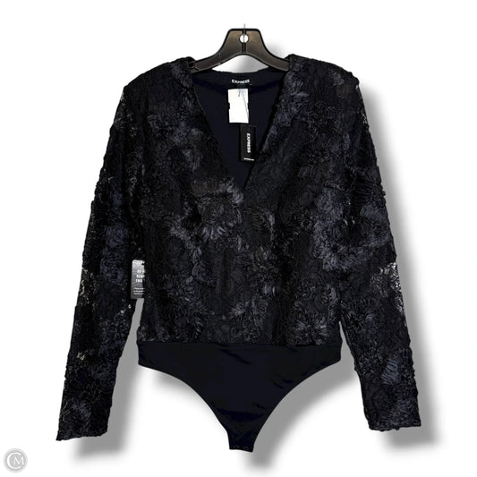 Bodysuit By Express In Black, Size: S