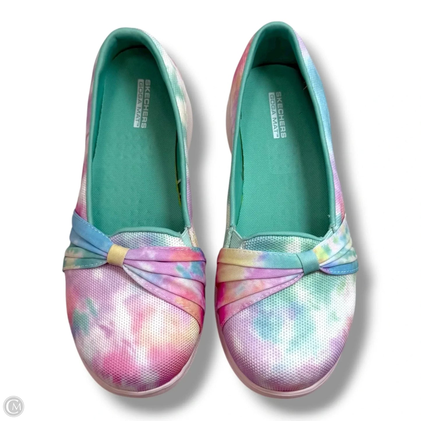 Shoes Flats By Skechers In Rainbow Print, Size: 10