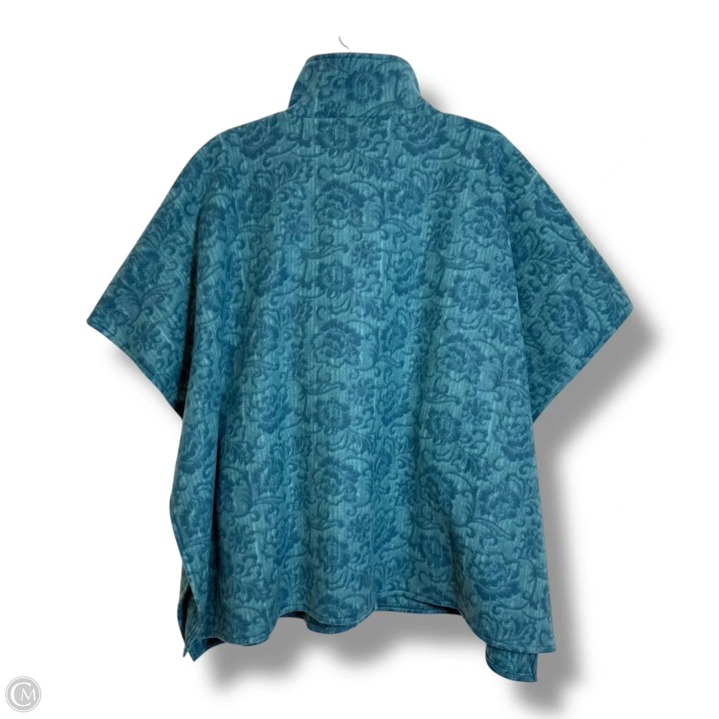 Poncho By Cme In Aqua, Size: Osfm