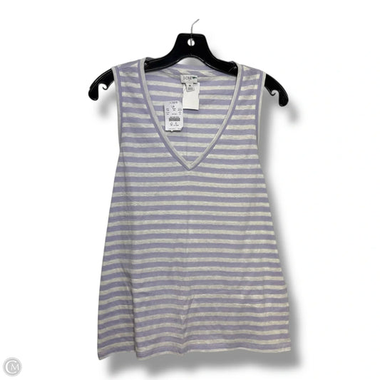 Top Sleeveless Basic By J. Crew In Striped Pattern, Size: M