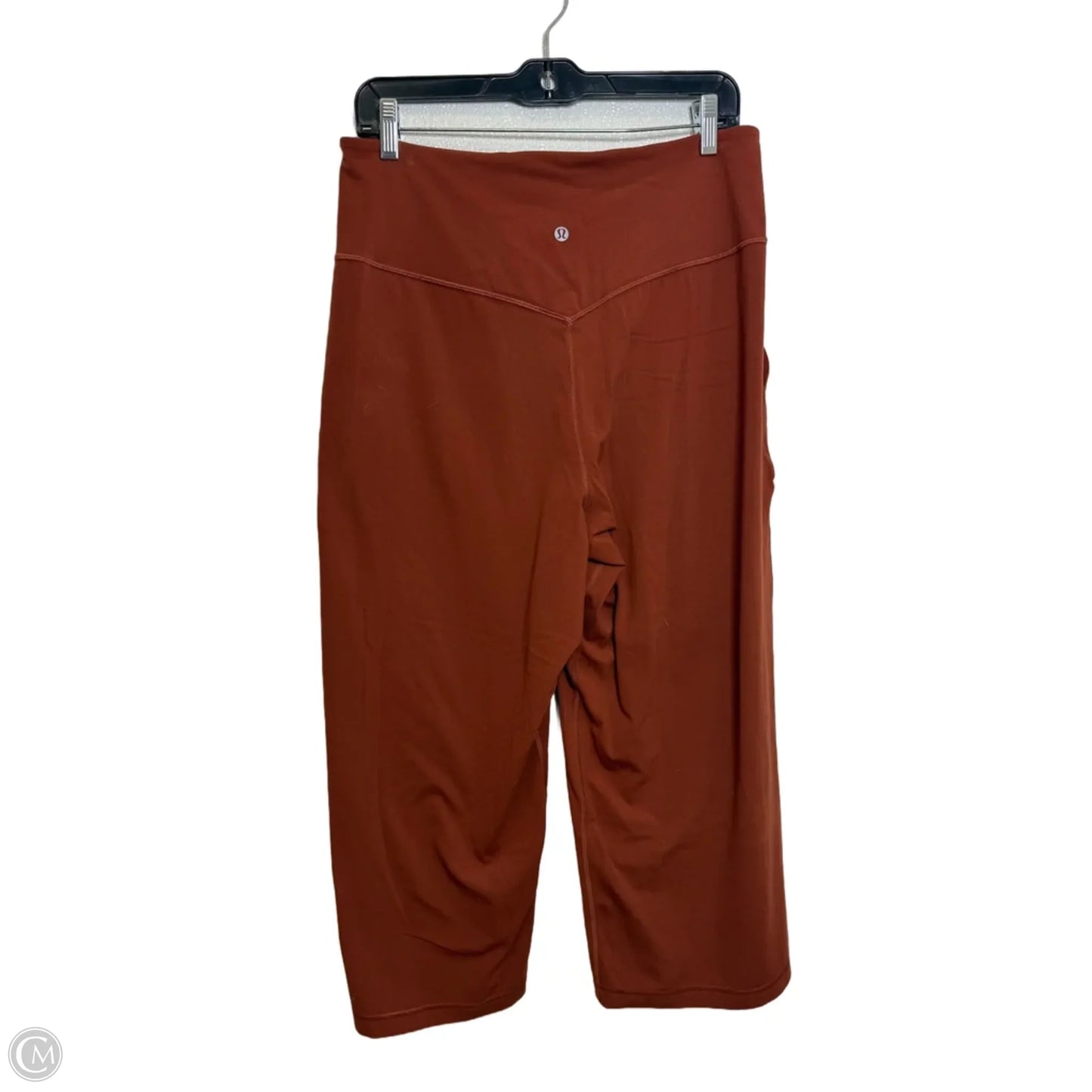 Athletic Capris By Lululemon In Copper, Size: 12