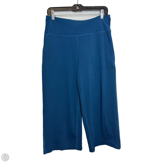 Athletic Capris By Lululemon In Blue, Size: 12