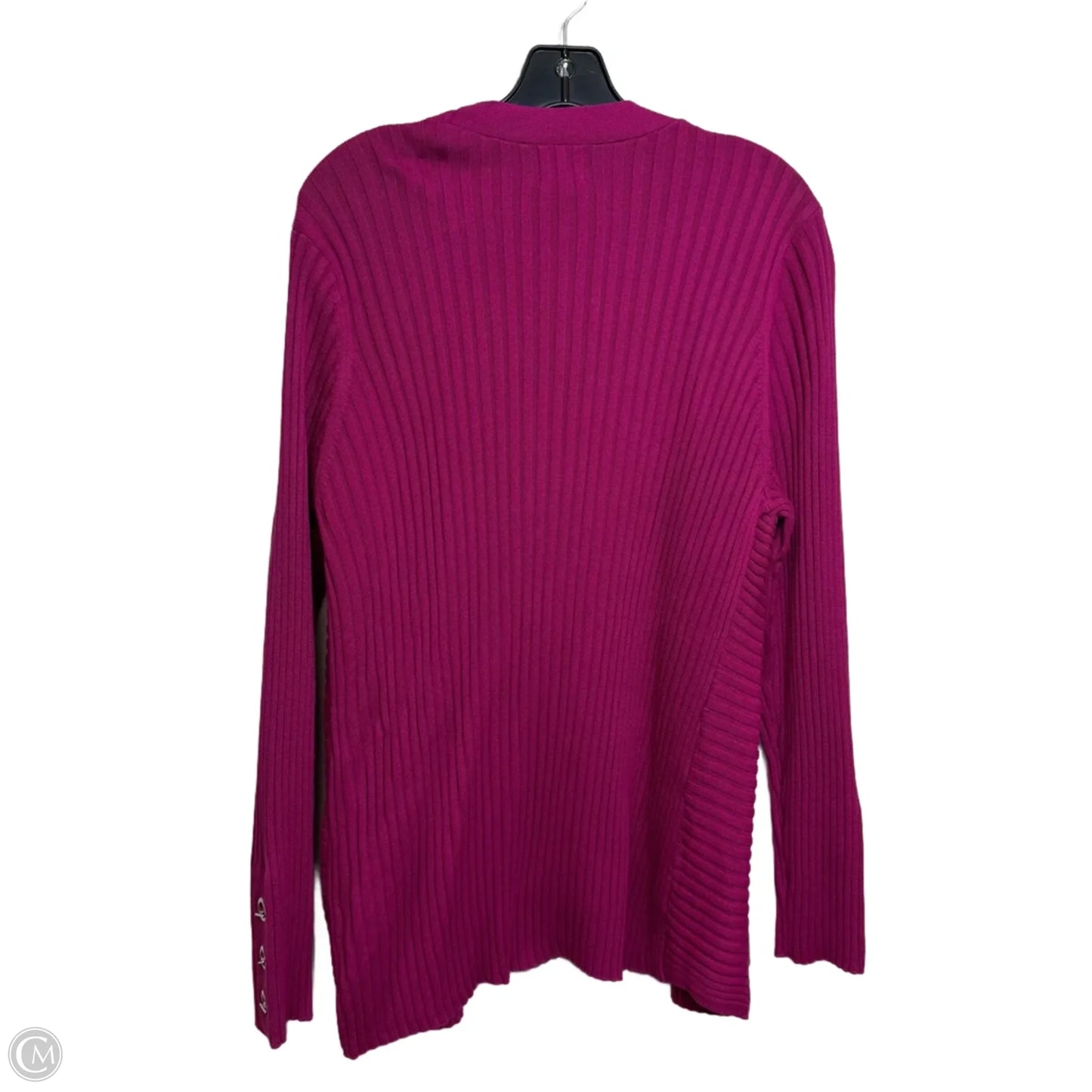 Cardigan By Jm Collections In Pink, Size: Xxl