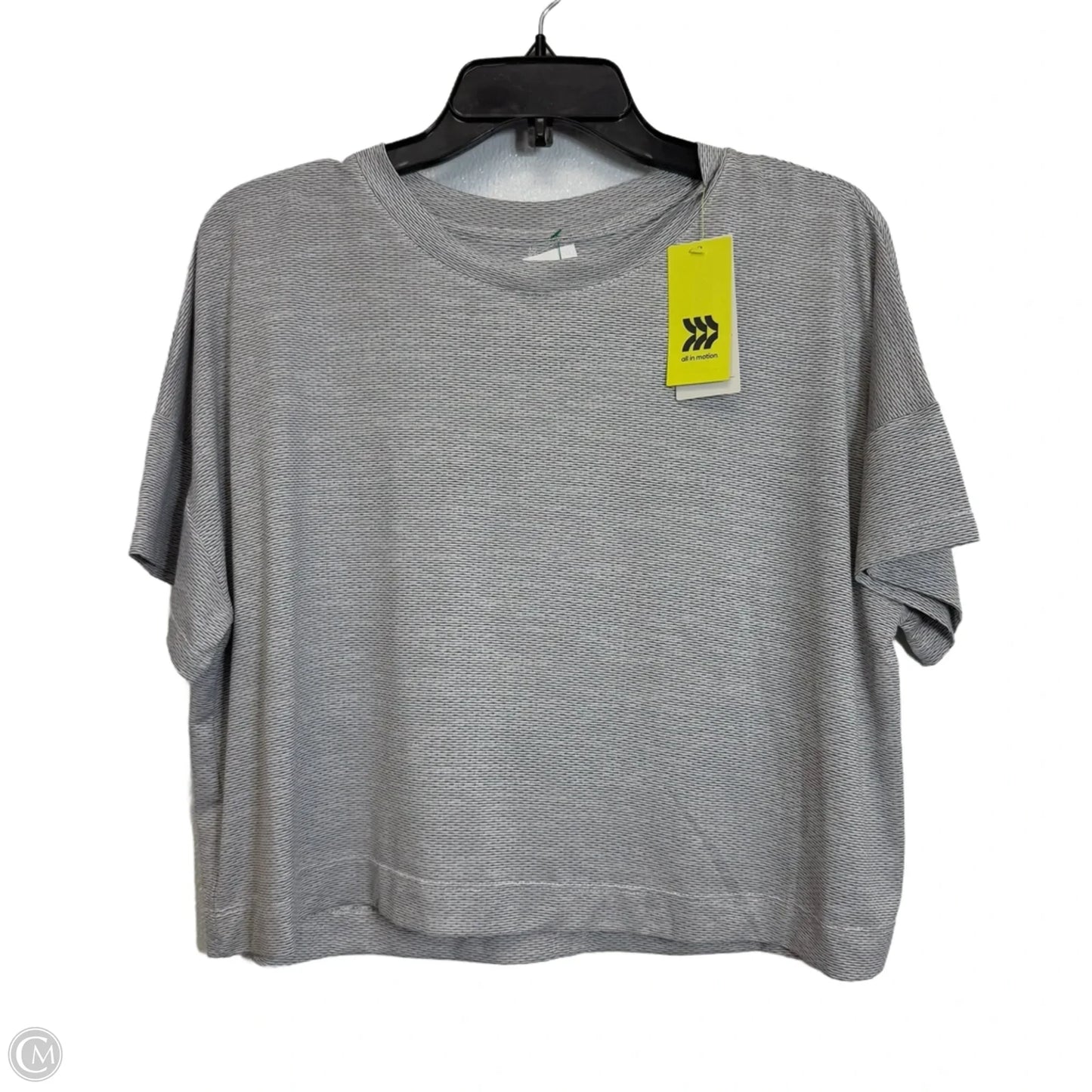 Athletic Top Short Sleeve By All In Motion In Grey, Size: Xl