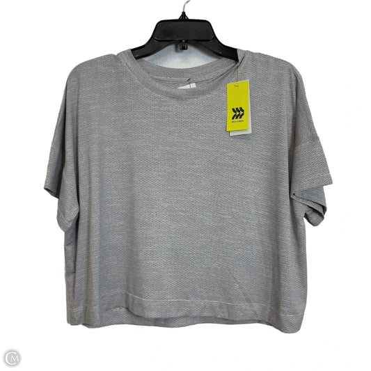 Athletic Top Short Sleeve By All In Motion In Grey, Size: Xl