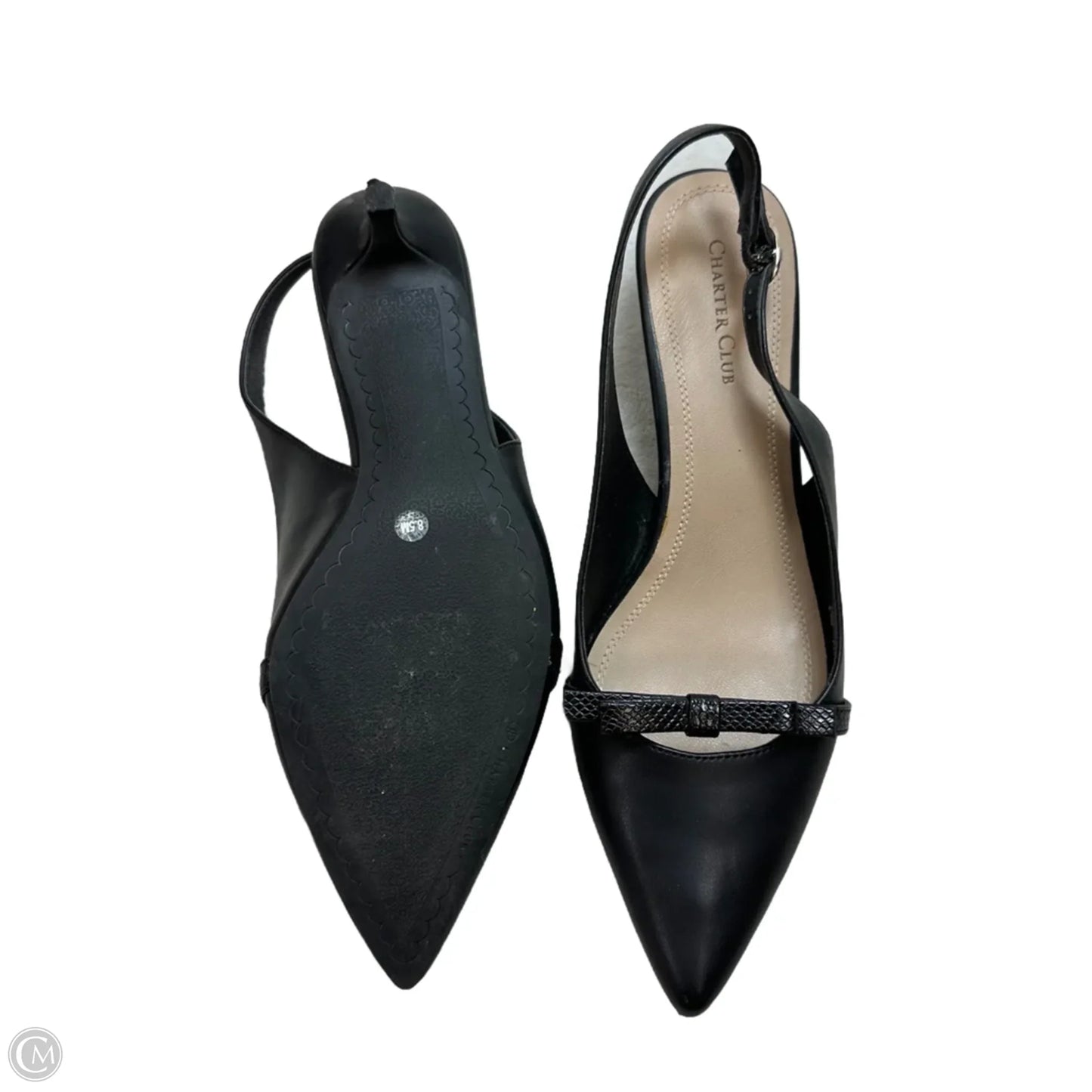 Shoes Heels Kitten By Charter Club In Black, Size: 8.5