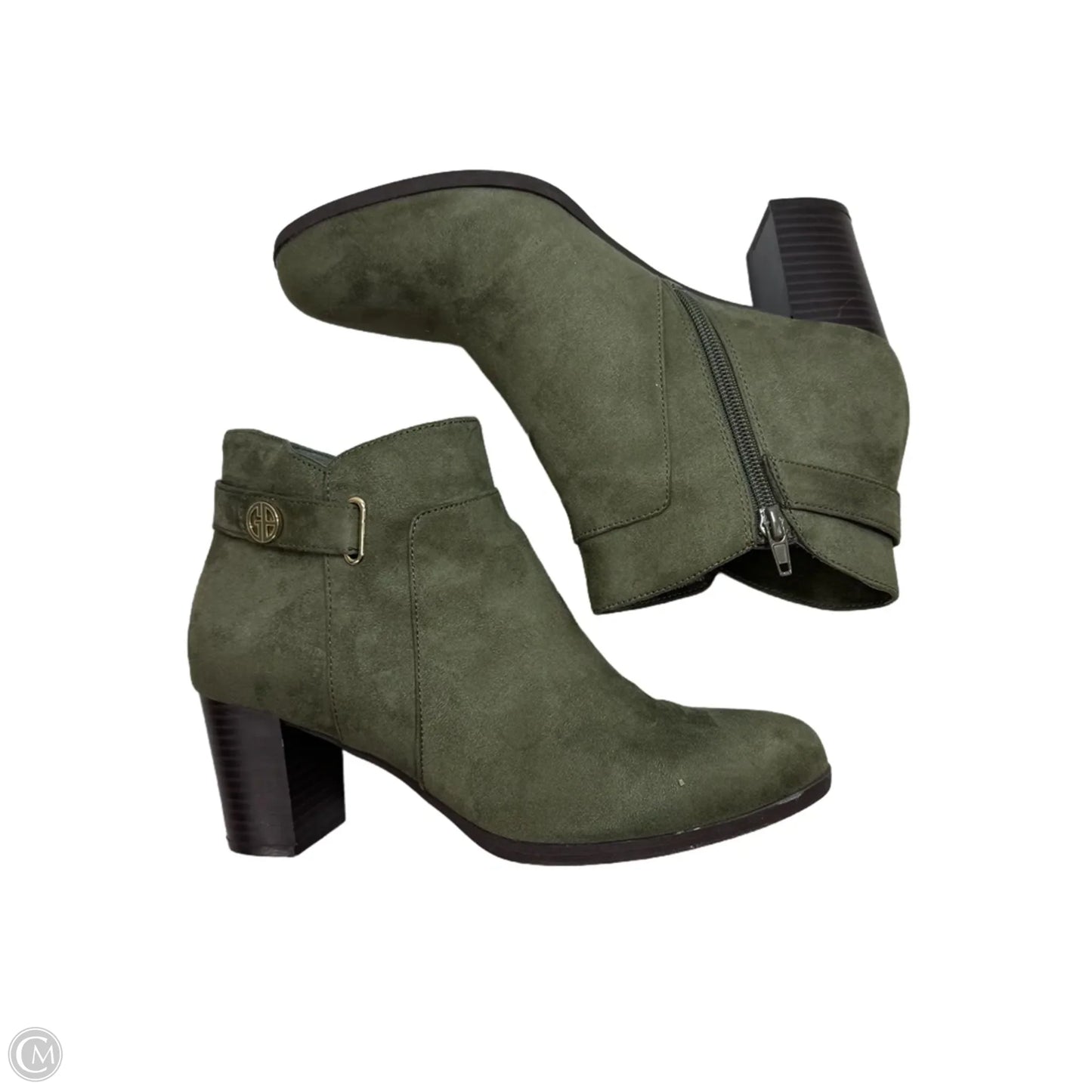 Boots Ankle Heels By Giani Bernini In Green, Size: 10