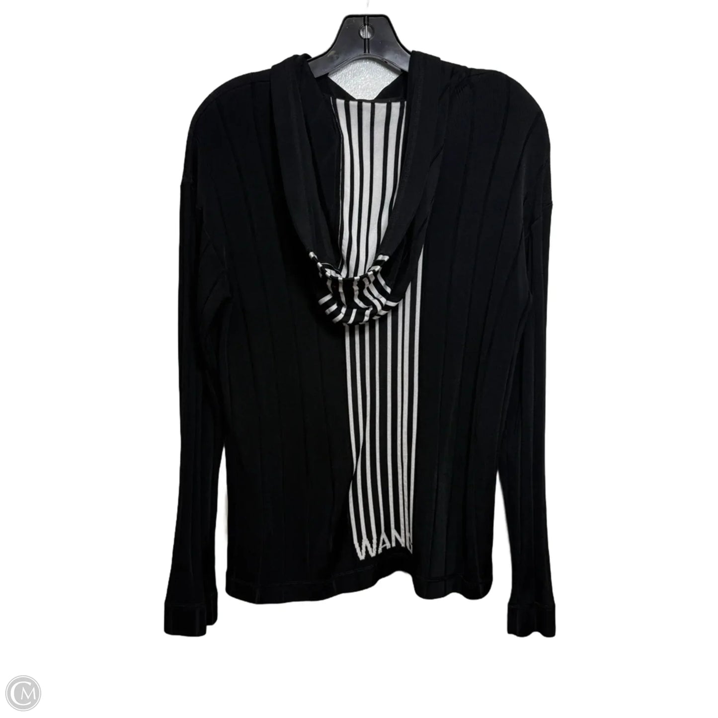 Top Long Sleeve By Alexander Wang In Black, Size: S