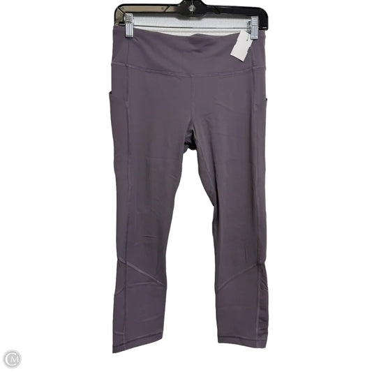 Athletic Capris By Lululemon In Purple, Size: 6