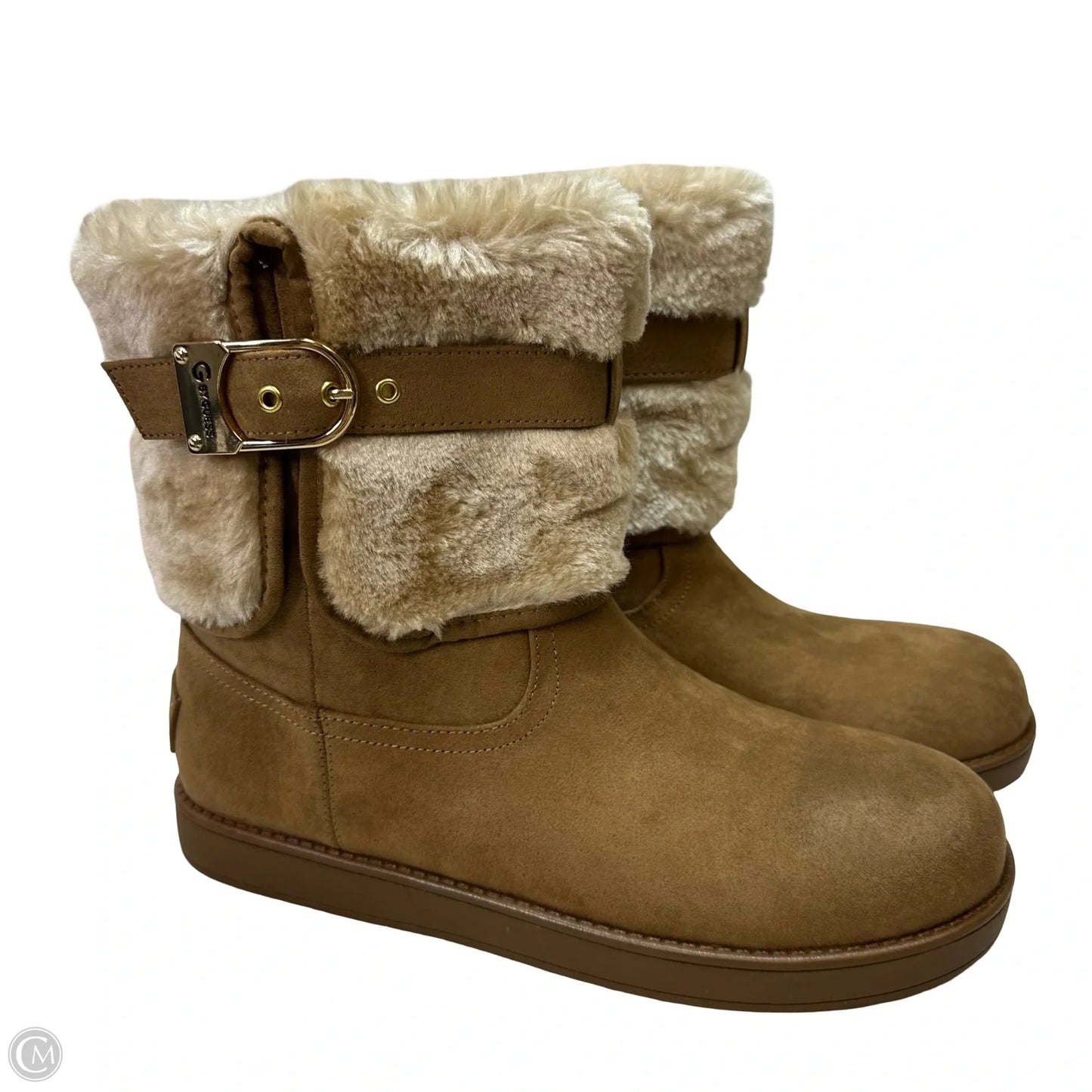 Boots Snow By Guess In Tan, Size: 10