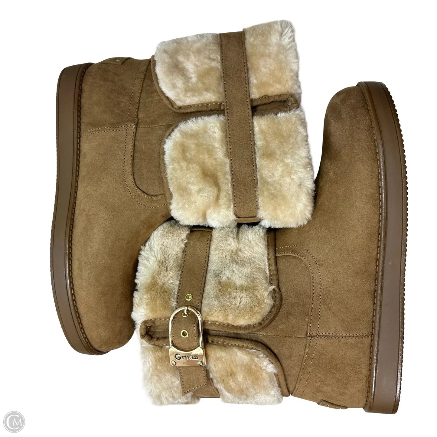 Boots Snow By Guess In Tan, Size: 10