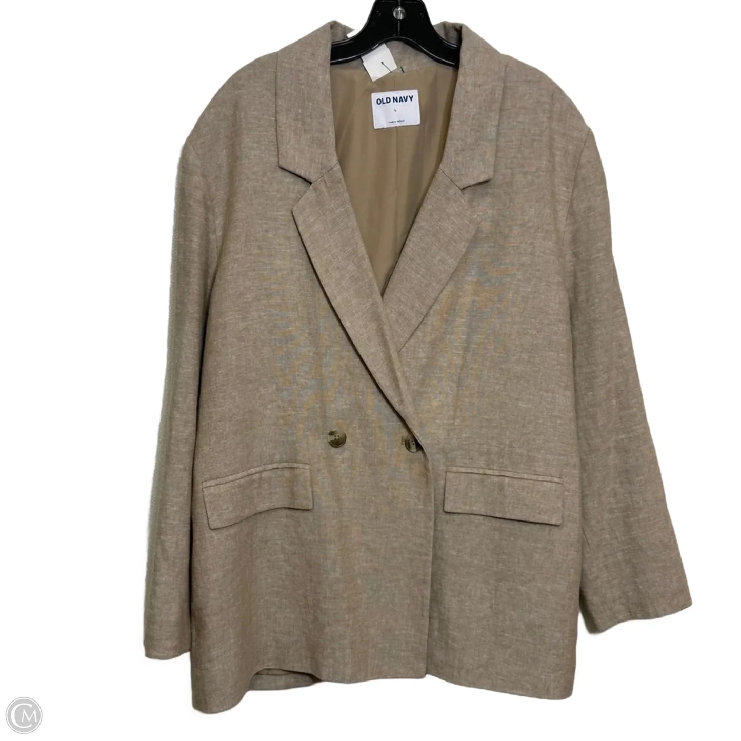 Blazer By Old Navy In Tan, Size: L