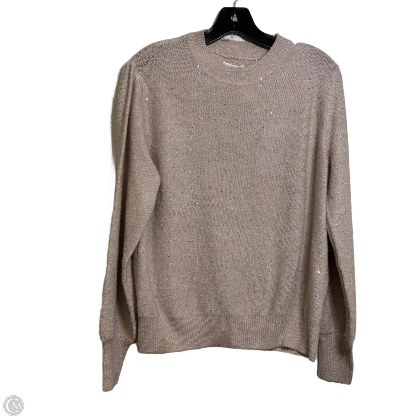 Sweater By Clothes Mentor In Beige, Size: L
