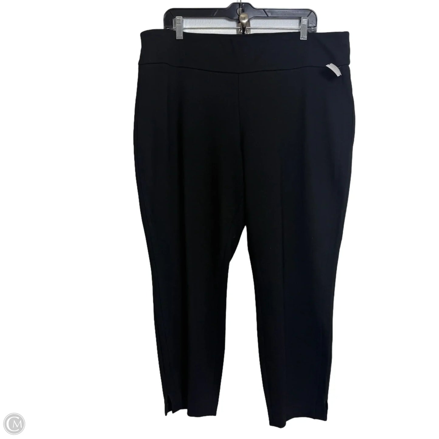 Pants Cropped By Express In Black, Size: Xl short