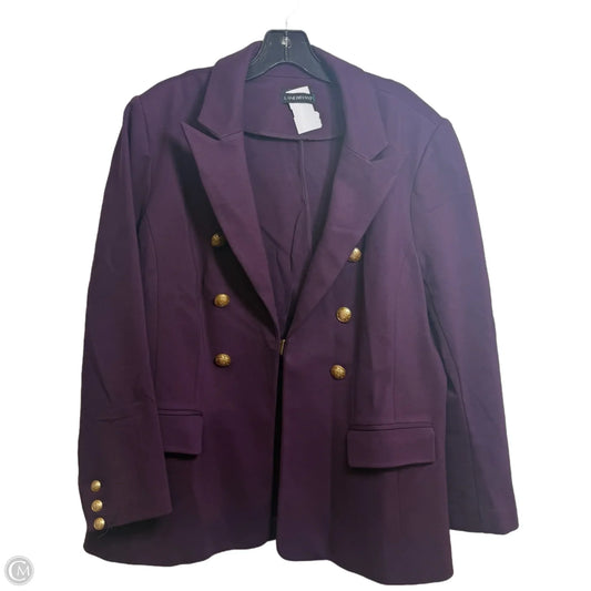 Blazer By Lane Bryant In Purple, Size: 20