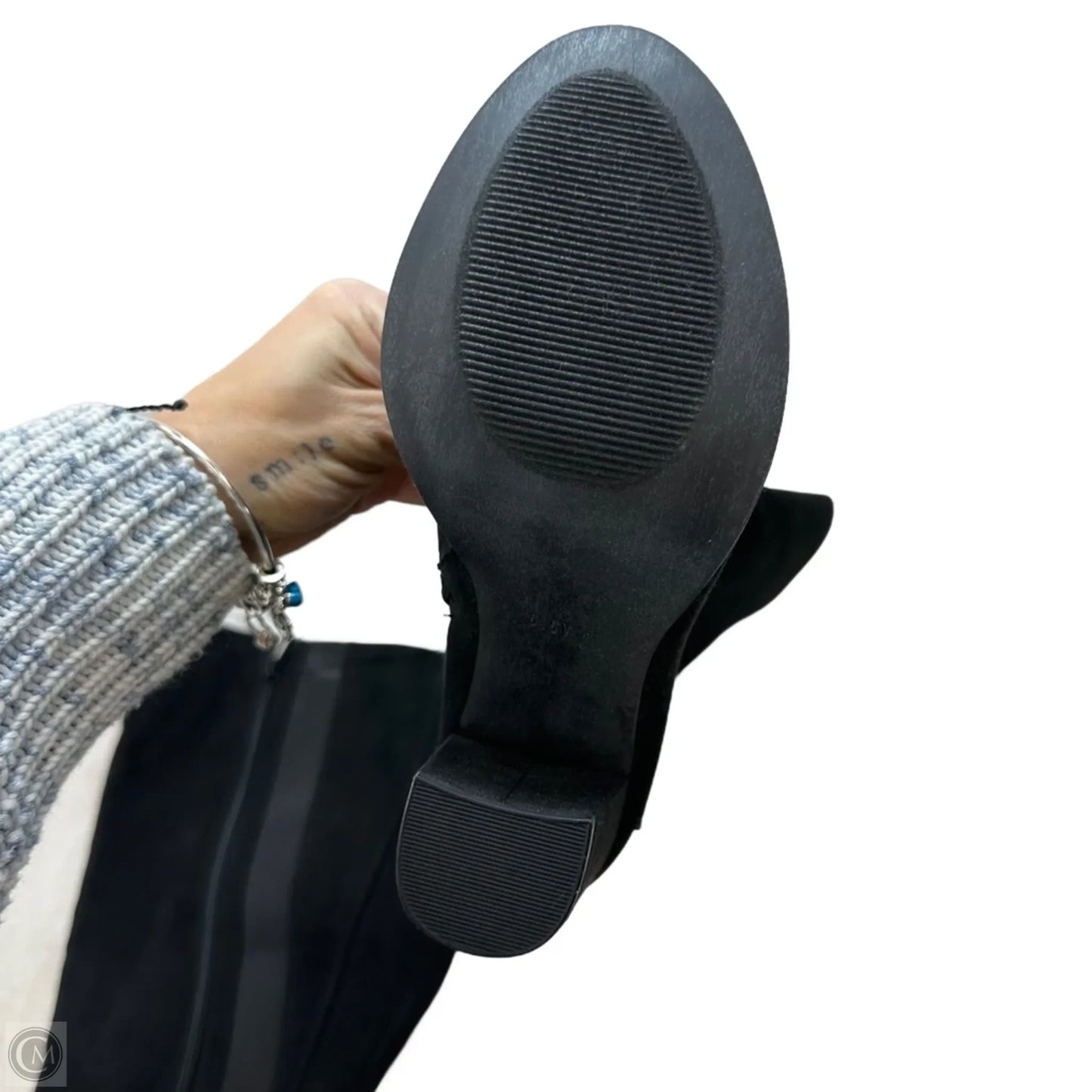 Boots Mid-calf Heels By Torrid In Black, Size: 6.5