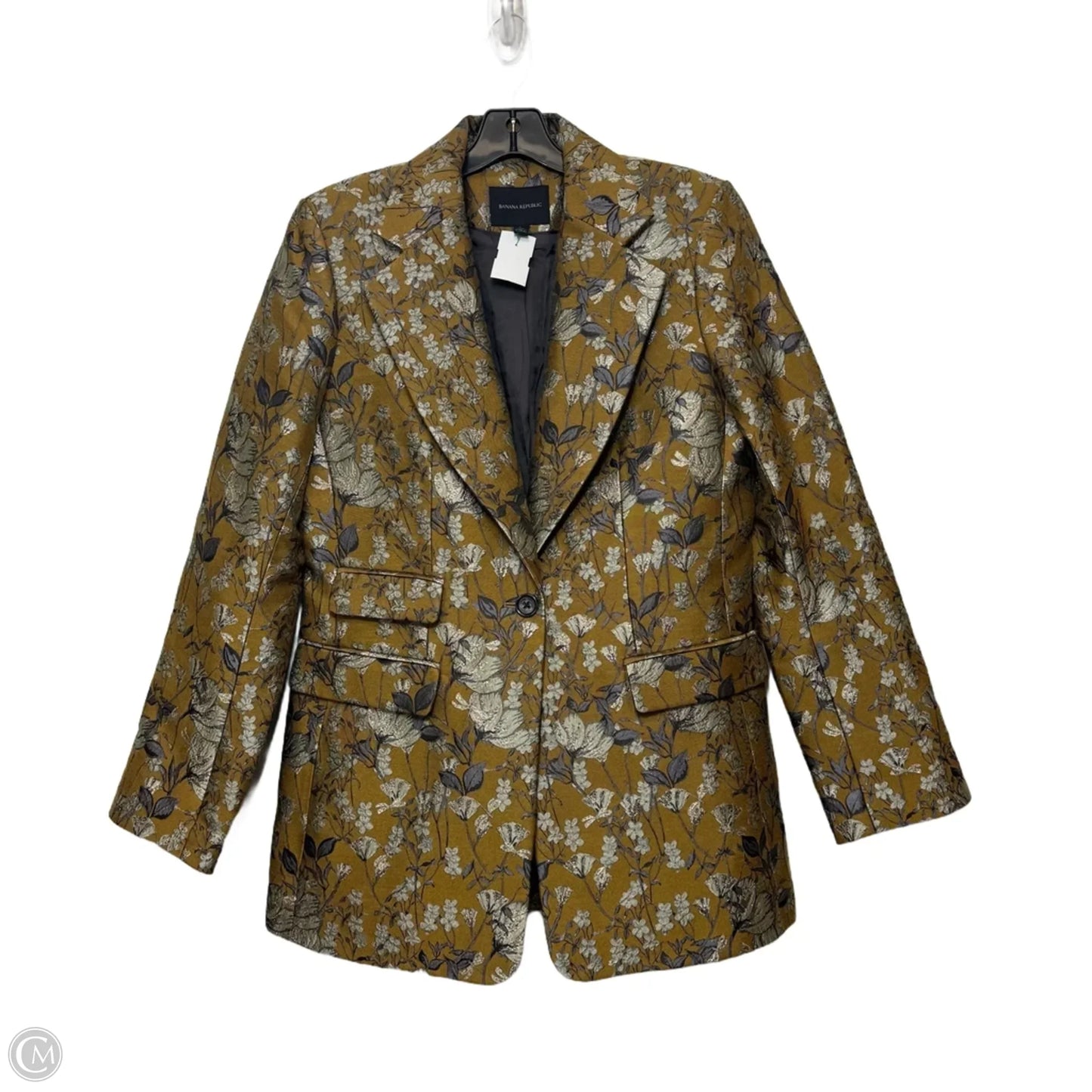 Blazer By Banana Republic In Floral Print, Size: 10