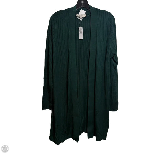 Cardigan By Loft In Green, Size: Xl