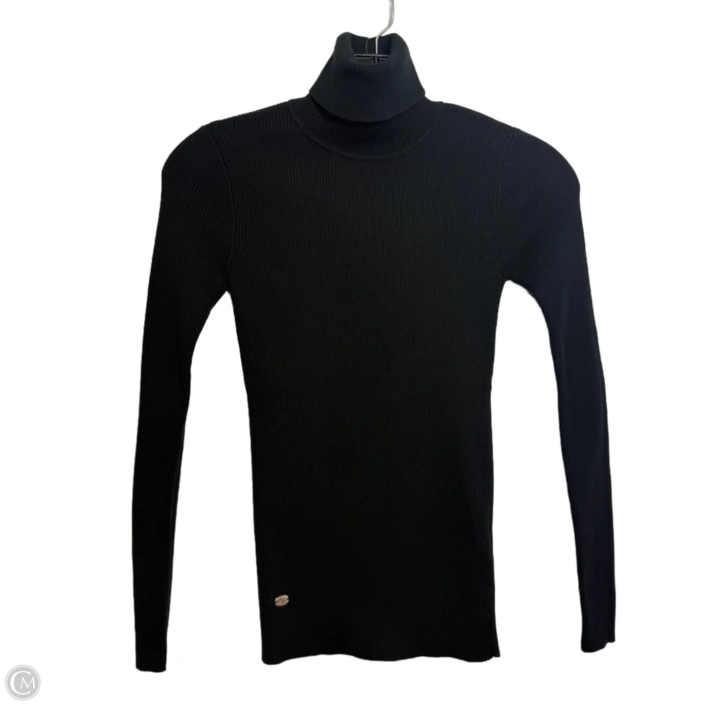Top Long Sleeve By Lauren By Ralph Lauren In Black, Size: Xs P