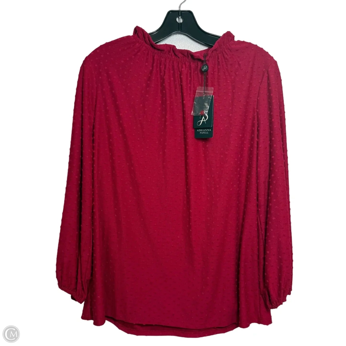 Top Long Sleeve By Adrianna Papell In Pink, Size: M