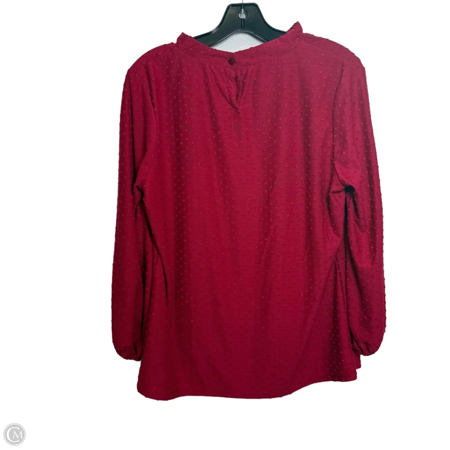 Top Long Sleeve By Adrianna Papell In Pink, Size: M