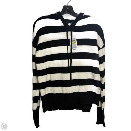 Sweater By Calvin Klein In Black & White, Size: M