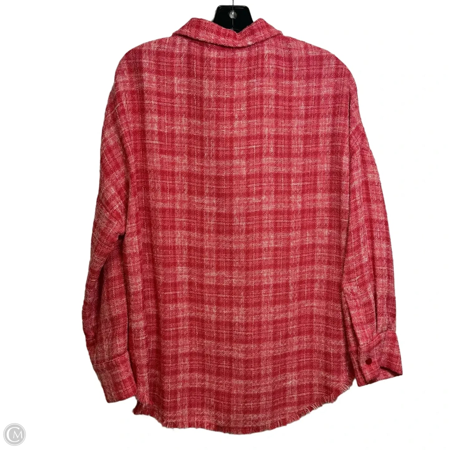 Top Long Sleeve By Zara In Coral, Size: S