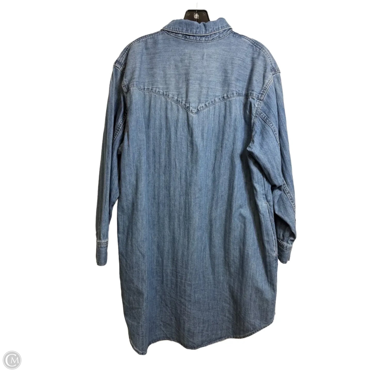 Dress Casual Short By Universal Thread In Blue Denim, Size: L