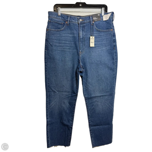 Jeans mom jean By Express In Blue Denim, Size: 14