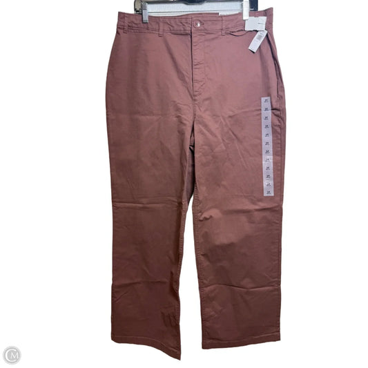 Pants Wide Leg By Old Navy In Brown, Size: 14