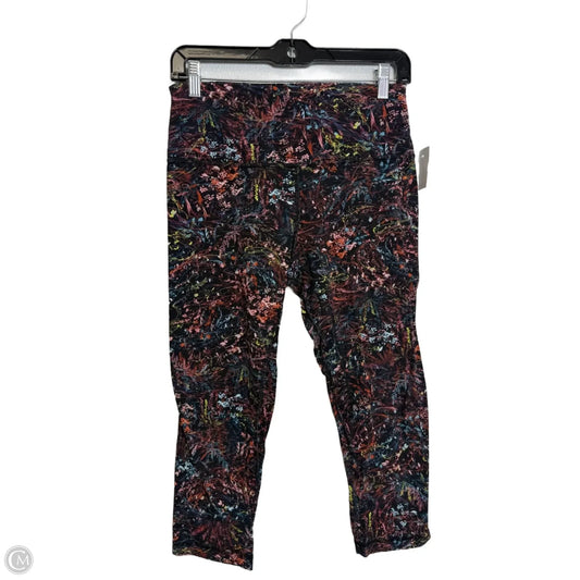 Athletic Capris By Lululemon In Multi-colored, Size: 10