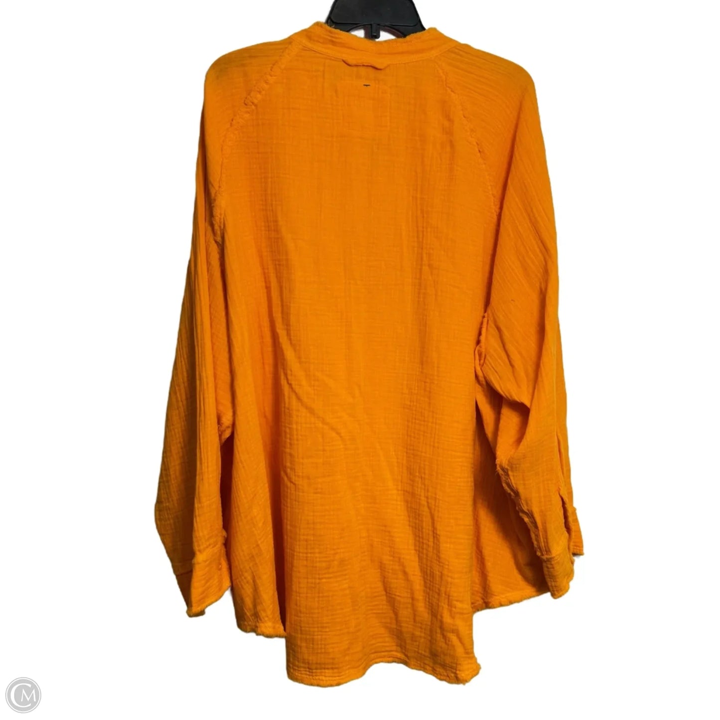 Top Long Sleeve By Aerie In Orange, Size: Xxl
