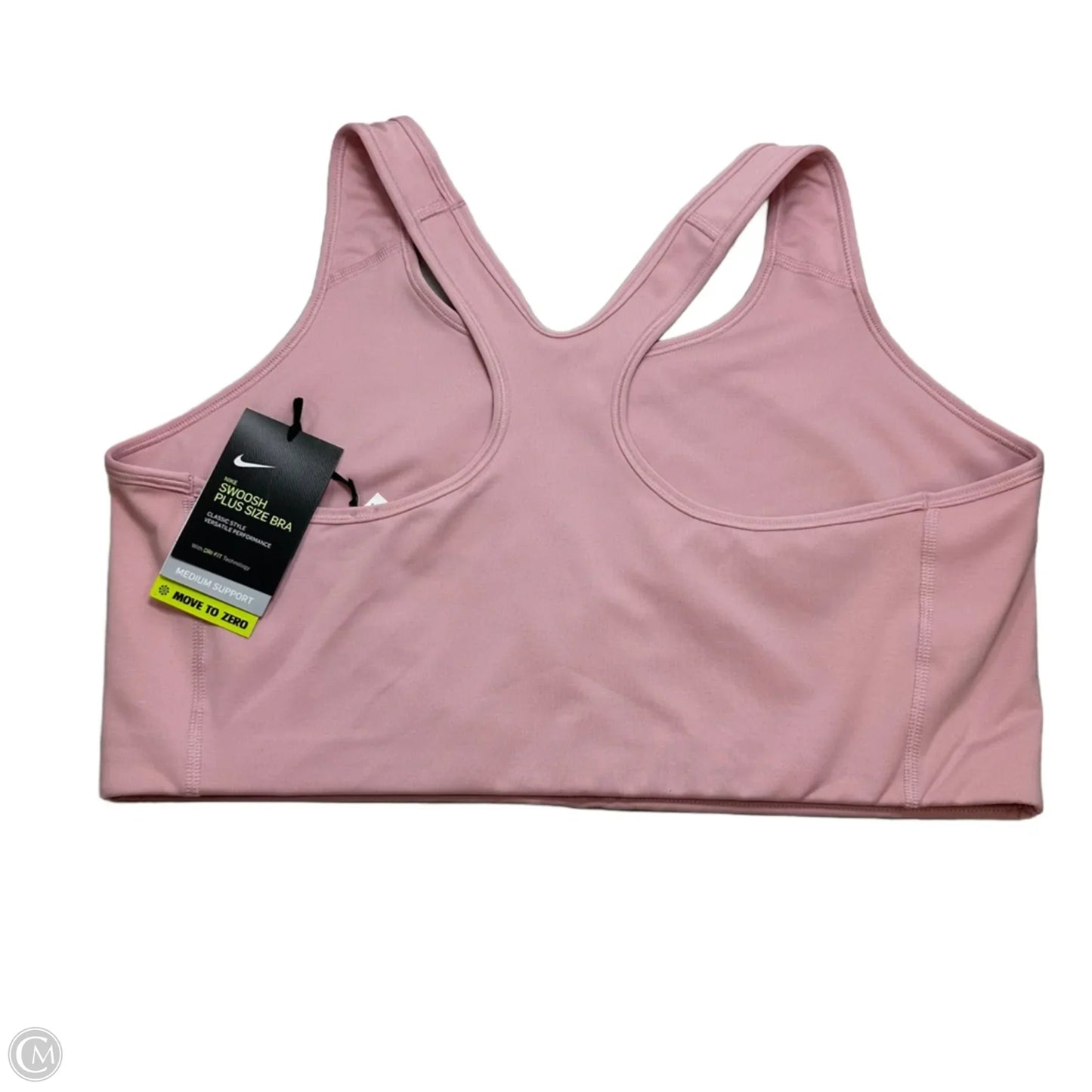 Athletic Bra By Nike In Pink, Size: 3x