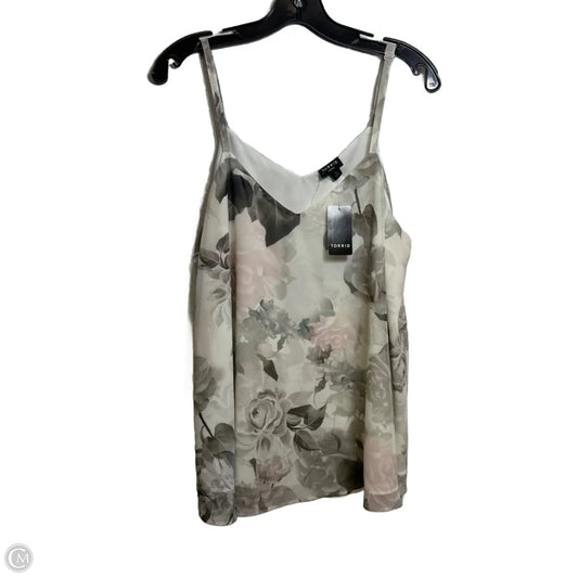 Tank Top By Torrid In Floral Print, Size: L