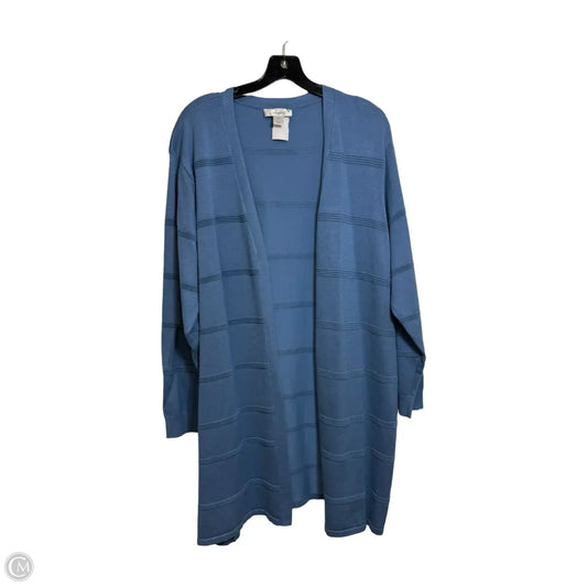 Cardigan By Cj Banks In Blue, Size: 3x