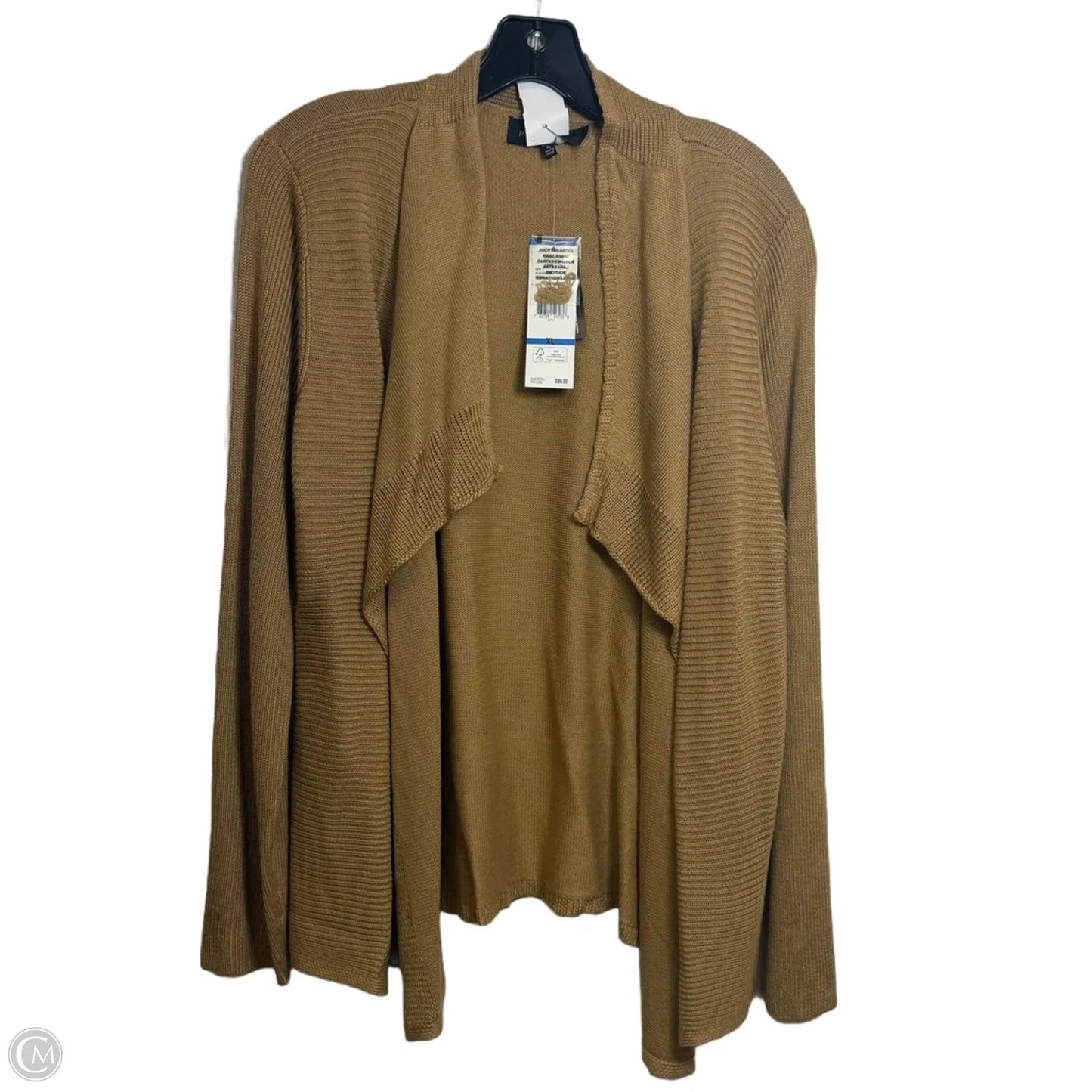 Cardigan By Jones New York In Tan, Size: Xl